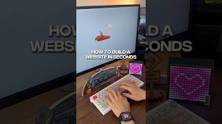How to build a website in seconds #ai #productivity #aitools #websitebuilder @Framer
