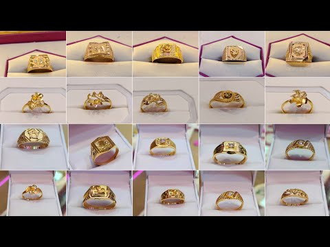 Gold rings designs daily wear for women//daily wear mens ring design in gold//engagement ring design