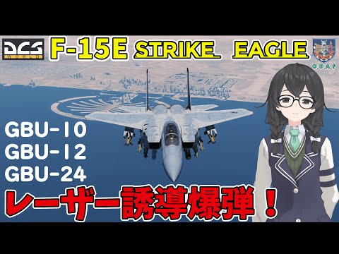 【DCS解説】F-15E レーザー誘導爆弾投下方法！ポイントトラック / AUTO / CDIPモード、他詰合わせ！