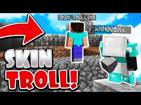 BEST BACKWARDS SKIN TROLL! (MINECRAFT SKYWARS SHORTS #80)