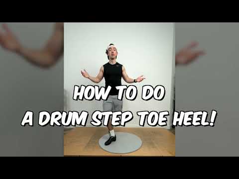 Tyler Teaches: How to Drum Step Toe Heel! #irishdance