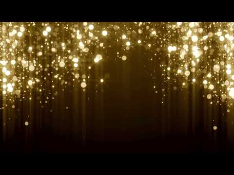 Golden Glittery Shower | Shimmer | Gold | Background | Screensaver