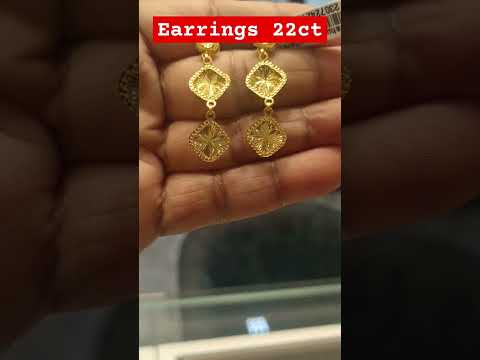 Earrings 22ct😱#earrings #youtubeshorts #goldstyle #gold #goldjewellery #goldaccessories #wedding