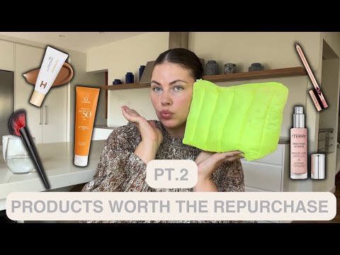 PRODUCTS I'D REPURCHASE IF I LOST MY BEAUTY BAG *PART 2* | High-end & drugstore