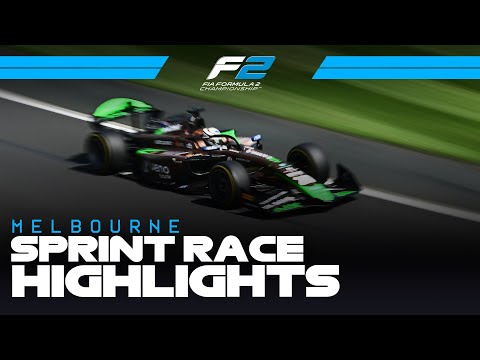 F2 Sprint Race Highlights | 2025 Australian Grand Prix