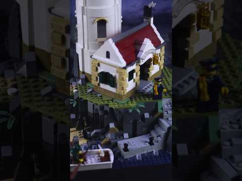 How AMAZING is this Lighthouse LEGO display?