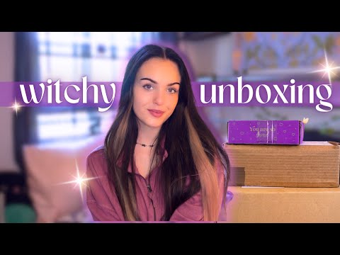 HUGE WITCHY UNBOXING! Goddess Provisions, WitchBox UK, Gothic Beauty Box