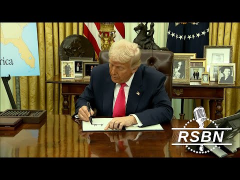 WATCH: President Trump Signs Executive Orders in the Oval Office - 3/6/25