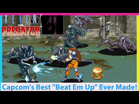 Capcom's Best Arcade Beat Em Up Ever! Alien vs Predator