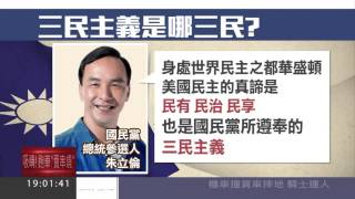 三民主義哪三民？朱提民有、民治、民享│三立新聞台