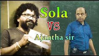 Ajantha dissanayake vs Manoj solangaarachchi | Combined maths | A|L