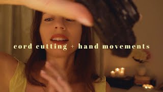 ASMR REIKI full energetic reset (cord cutting, hand movements & rain sounds)