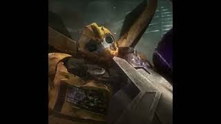 How Bumblebee loses his voice and kills Megatron #base moment #transformer movie #bumblebeestoryline