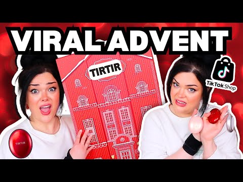 VIRAL TIKTOK Advent Calendar... I'm SHOCKED! | TirTir Advent Unboxing