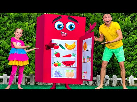 Yummy food from Refrigerator | Best Songs for Kids and Fun family Stories