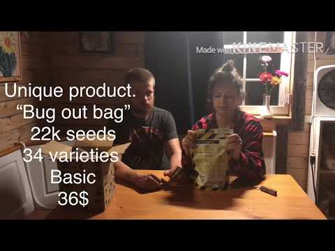 Sustainable Seed Company Seed Review and Bug Out Seed Bag Break Down