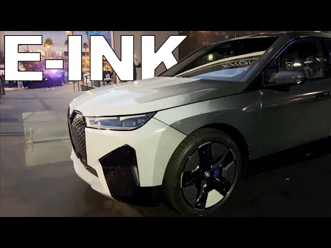 BMW Color Changing Car at CES 2022!