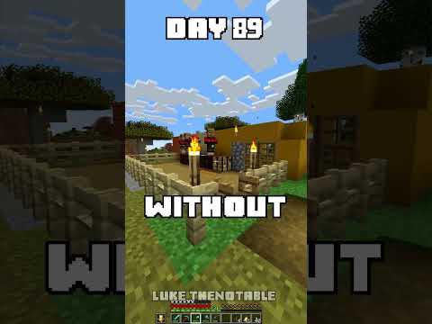 100 Days - [Minecraft Shorts] - Day 89 #minecraft #100days