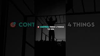 Control These Four Things#time #motivation #mindsetshift #itsmotivate #shortsfeed #quotes