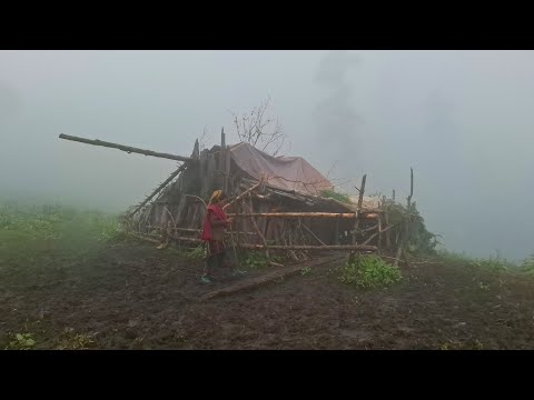 Nepali Mountain Village Life | Himalayan Shepherd Life | Organic Shepherd Food | VillageLifeNepal