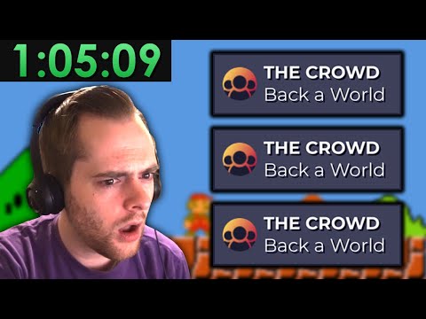 Speedrunning Mario, but my viewers CONTROL THE GAME