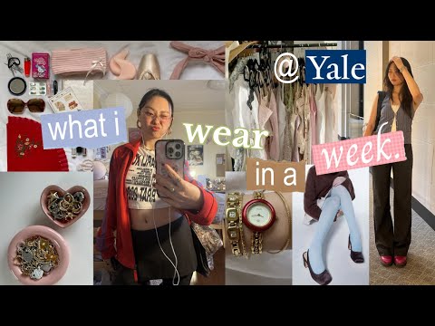 outfit diary of a yale student 🍎 | springtime on campus, funky fit inspo, clothing haul