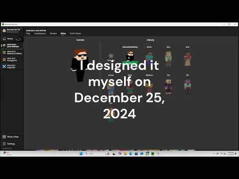 My Minecraft Java Edition Skin showcase
