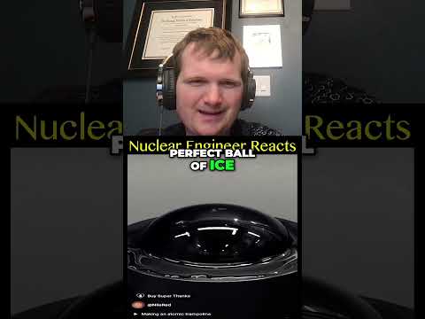 Making a Ball of Perfectly Clear Ice - Nuclear Engineer Reacts to NileRed