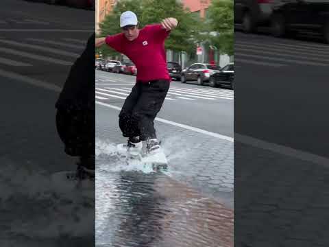 surfing in downtown manhatten nyc