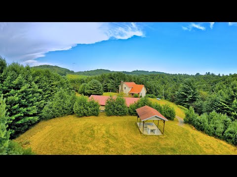 NC Mountain Log Cabin Country Estate