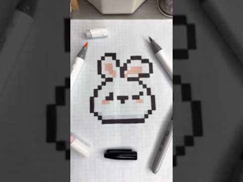 🐰Cute Pixel art ideas!? #pixelart #pixel #pixelartideas #art #drama #artform #cute #artideas