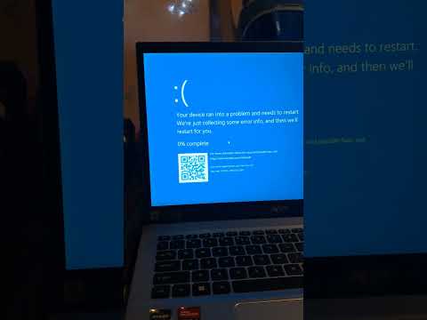 BSOD-ing my computer part 1 #funny #memes #xd