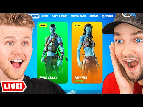 Ali-A vs Lachlan - Fortnite | Avatar: Warriors of Pandora NEW Outfits!