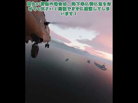 【ヘリ錬】チヌークで駆逐艦級にコンテナ輸送！#dcs