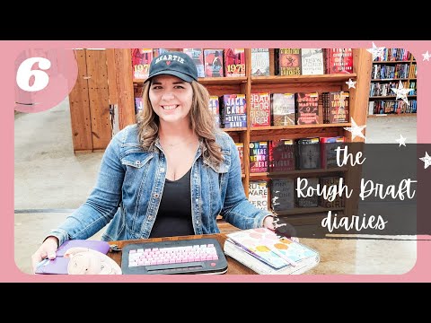 Come To A Bookstore With Me ✨ROUGH DRAFT DIARIES DAY 6