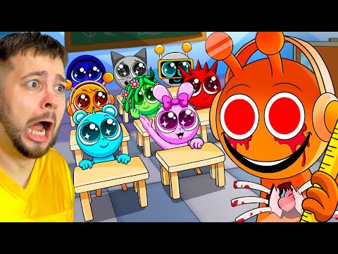 🔪 ЗЛОЙ УЧИТЕЛЬ СПРУНКИ 😨 ШКОЛА Incredibox Sprunki АНИМАЦИИ