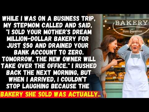 My stepmom sold my million-dollar bakery for $50 and laughed, but when I saw what she actually sold…