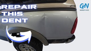 How to fix body damage on your truck #autobody #bodywork