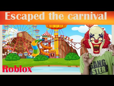 Escaping the carnival in Roblox!!!