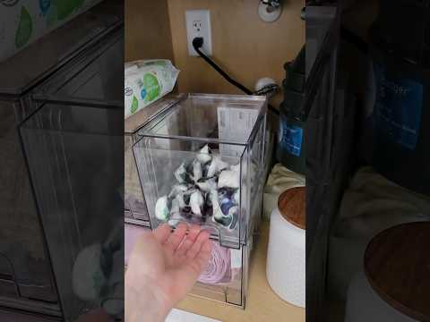 Before&After | Under Kitchen Sink Organization #organizewithme #kitchenorganization