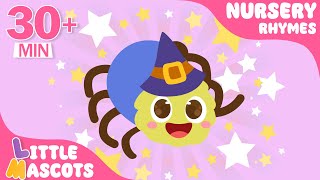 ✨Itsy Bitsy Spider + Head Shoulder Knees & Toes + more Little Mascots Nursery Rhymes & Kids Songs