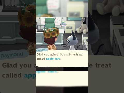 Lets Learn The Apple Tart Recipe From Chef Raymond-Acnh #acnhshorts #nintendodiva