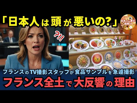 「日本人はバカなのか？」フランスTV番組の撮影スタッフが日本のレストランで驚愕。そこで見た食品サンプルにスタジオ中が絶句【海外の反応】