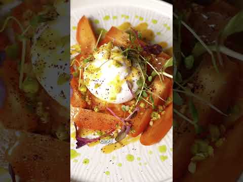 Persimmon salad with burrata I Full Recipe I Healthy Persimmon Easy Recipe I Food Square