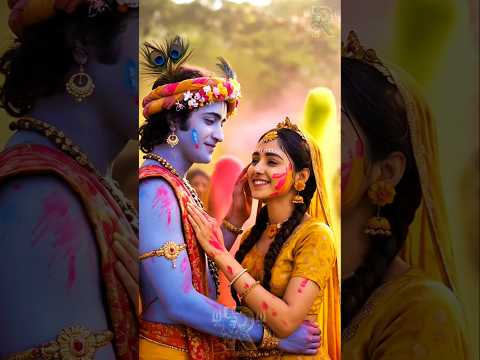 Happy Holi Radha Krishna Status #happyholi2025 #radhakrishna