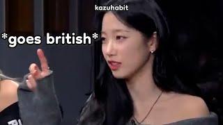 kazuha being fluent in english for 2 minutes straight