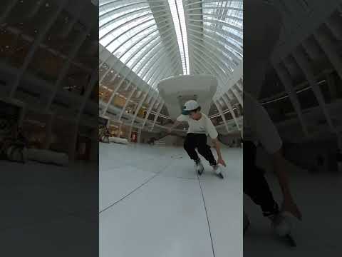 skating inside the oculus in nyc