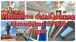 Vistadome(EV)Coach Ahmedabad 2 kevadia/ekta nagar.Detail coach review #train #travel #gujarattourism