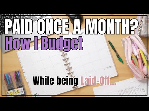 HOW I BUDGET UNEMPLOYED AND BEING PAID ONCE A MONTH