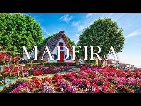 Madeira 4K - Springtime Paradise Blooming Cliffs and Vibrant Valleys - Peaceful Piano Music